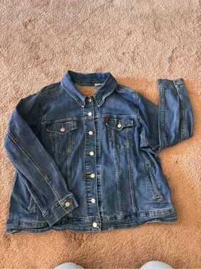 Levi's Plus Size Trucker Denim Jean Jacket Size 3X